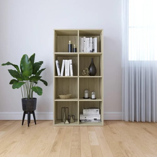 VidaXL Ormarić za knjige / komoda boja hrasta 66 x 30 x 130 cm iverica Slike