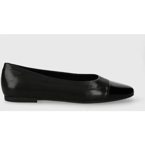 Vagabond Shoemakers Usnjene balerinke JOLIN črna barva, 5508.662.92