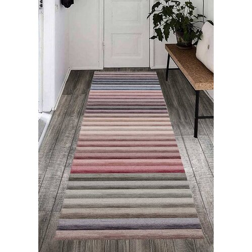  Staza sa gumenom podlogom 80x200cm - roze pruge, SH-003 Cene