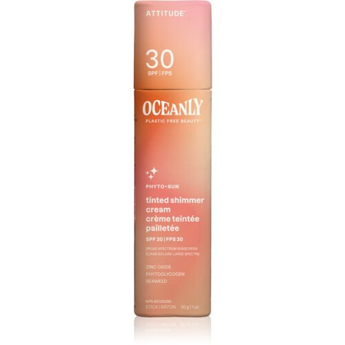 Attitude Oceanly Plastic Free Beauty tonizirajoča vlažilna krema bleščeč SPF 30 30 g Cene