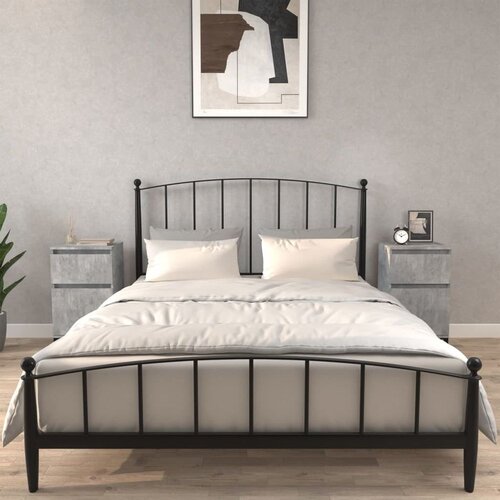  Noćni ormarići 2 kom siva boja betona 40x35x70 cm Cijene