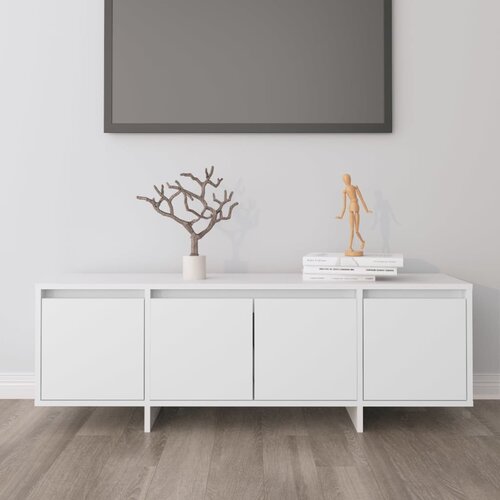 VidaXL TV omarica bela 120x30x40,5 cm iverna plo&amp;scaron;ča Slike