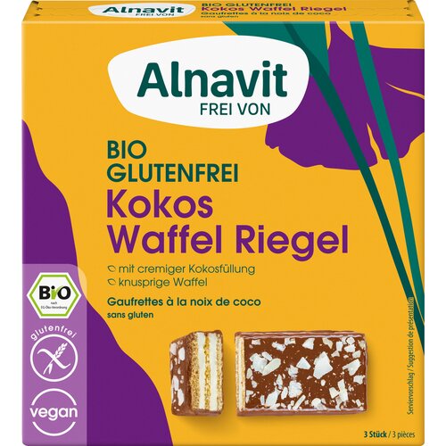 Alnavit Bio kokosove plo&amp;scaron;čice z vaflji - 75 g Slike