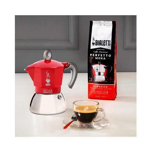 Bialetti Moka Induktion rdeča - 4 skodelice Cene