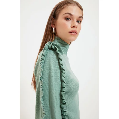Trendyol Ženski pulover Frill detailed