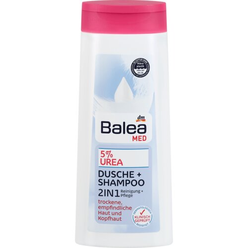 Balea MED Gel za tuširanje + šampon 2u1 - 5% Urea 300 ml Slike