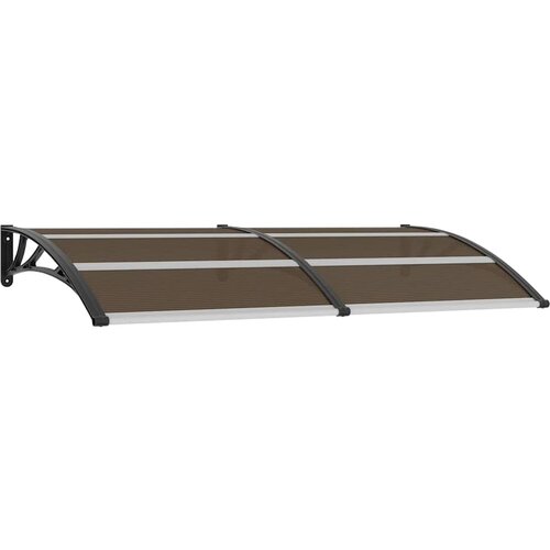 Maison Chic Nadstrešek - Senčniki za vrata črn 200x100 cm PC, (22039606) Cene