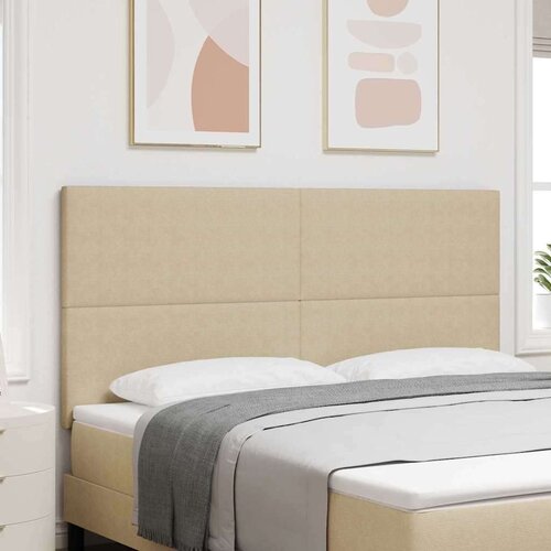  LED glava kreveta S LED lampica Siva zelena 180 cm Poliester Cene