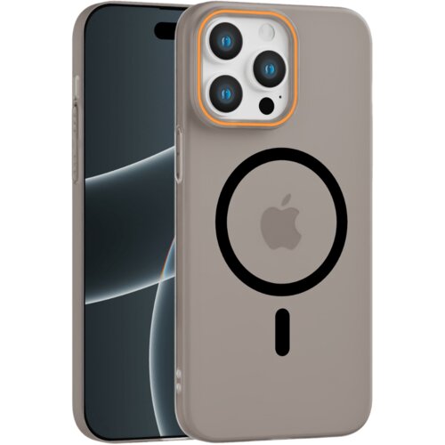 Apple matte color magsafe maska za iphone 14 pro max – siva Cene