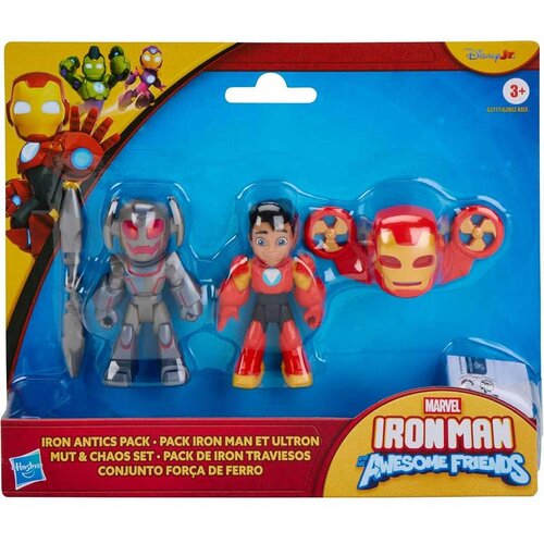 Hasbro Marvelov Iron Man i njegovi nevjerojatni prijatelji - Iron Antics Iron Man i Ultron set za igru - Slike