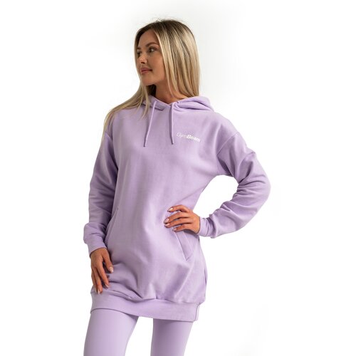 GymBeam Ženska dukserica Limitless Longline Lavender Slike