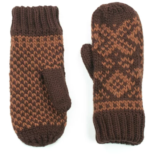 Art of Polo Woman's Gloves Rk14165-4 Light Brown/Brown