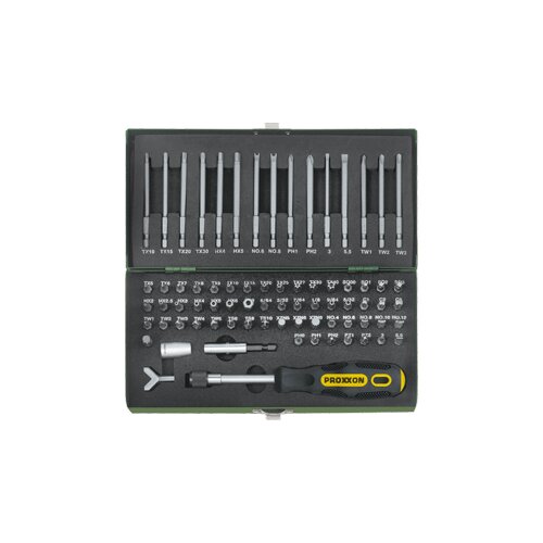 Proxxon 75-delni set super sigurnih specijalnih bitova, prihvat 1/4" (6,3 mm) P23107 Cene
