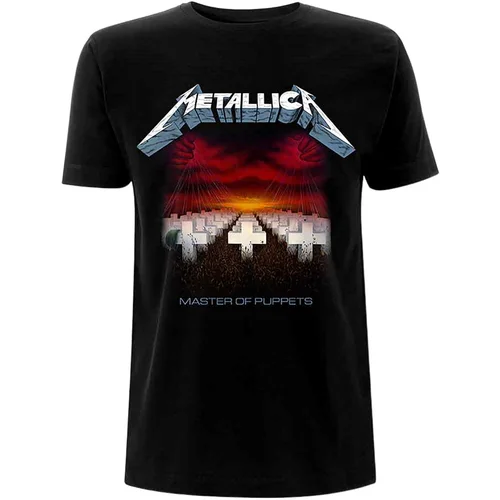 Metallica Košulja Master Of Puppets Tracks Unisex Black 2XL