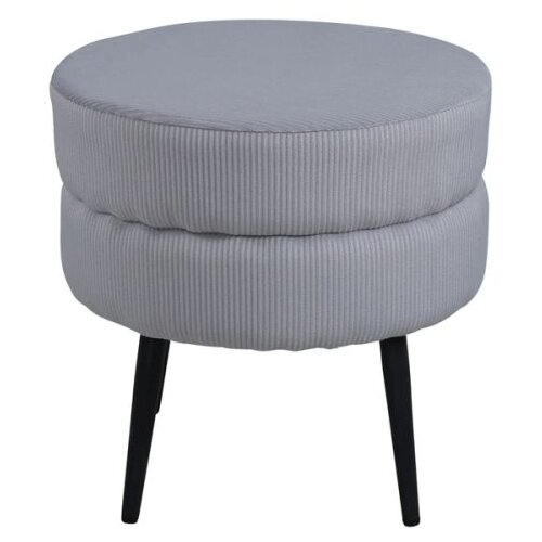 Venture Home okrugli puf Pot (art. 15577-995) ⌀40 &amp;times; 40 cm, siva Slike