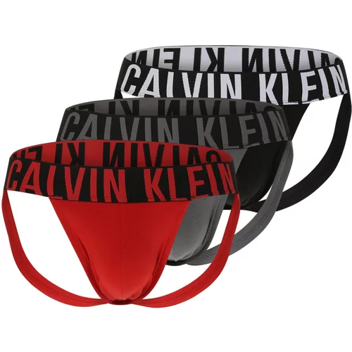 Calvin Klein Underwear Spodnje hlačke 'Intense Power' siva / rdeča / črna / bela