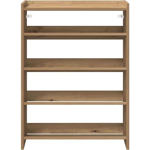 VidaXL stalak za cipele boja hrasta 80x25x61,5 cm konstruirano drvo Slike