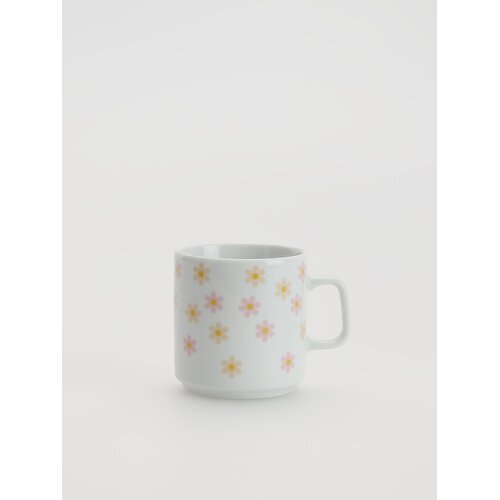 Reserved - Cvetlična porcelanasta skodelica - Večbarvno Cene