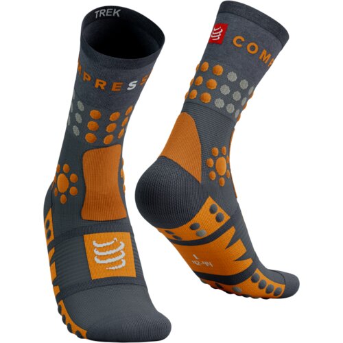 Čarape Compressport Trekking Socks Magnet/Autumn Glory - T4 Cijene