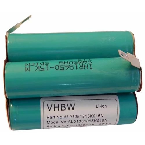 VHBW Baterija za Gardena Accucut 2417, 18 V, 1.5 Ah