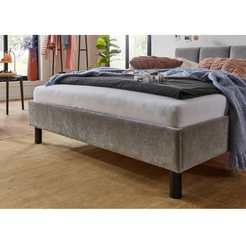 Meise M&amp;ouml;bel Siva oblazinjena postelja brez letvenega dna 120x200 cm Joker &amp;ndash; Slike