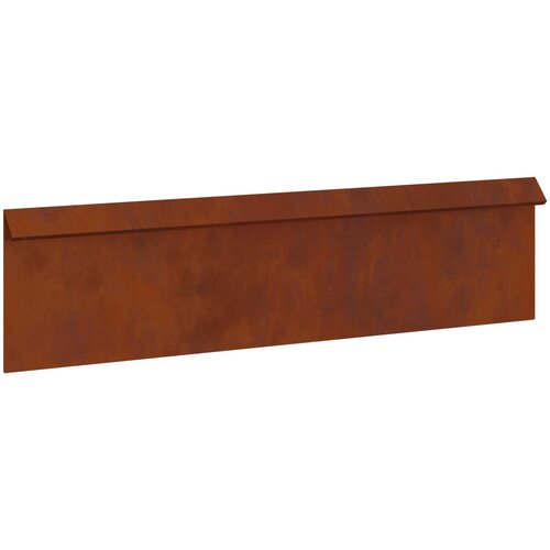  Ograda protiv puževa 4 pcs Rđa 100 x 3,5 x 25 cm Slike