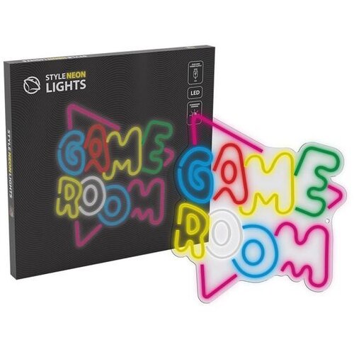Manta LED svjetleća oznaka GAME ROOM, 35x32x2cm, plexi, multicolor, SNL67MT, (5902510688561) Cijene