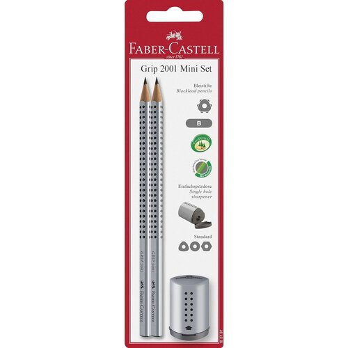  Svinčnik b grafitni faber-castell grip mini set 1/3 FABER-CASTELL Cene