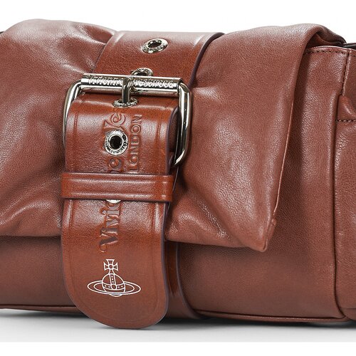 Vivienne Westwood Torbice za na ramo HAZEL TREASURE HANDBAG Kostanjeva Slike