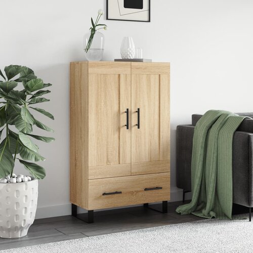 vidaXL Visoka komoda boja hrasta 69 5 x 31 x 115 cm konstruirano drvo Cene