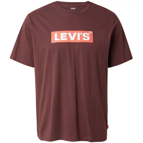 Levi's Majica narančasta / burgund / bijela