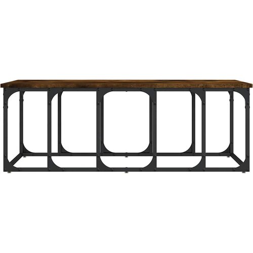  Stolić za kavu boja hrasta 100 x 50 x 35,5 cm konstruirano drvo Slike