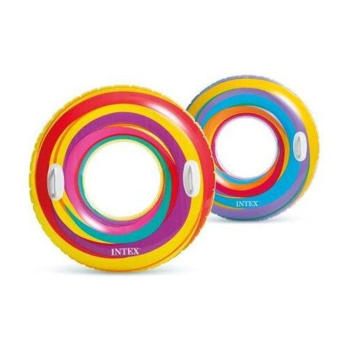 Intex 59256NP Napihljiv obroč Swirly Whirly večbarvni, 91 cm, (20511945) Cene