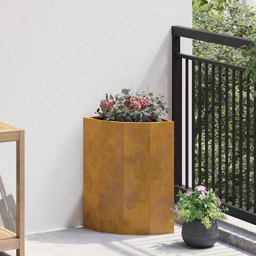 vidaXL Kutni Sadič Rđa 30 x 30 x 50 cm Otporni čelik Cene