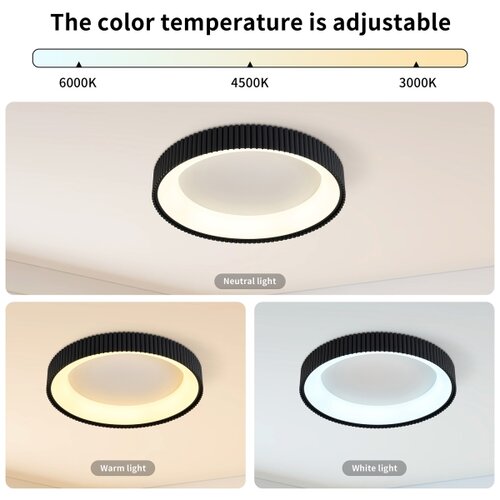  Brilagi - LED prigu&amp;scaron;iva stropno svetlo FALCON MODERN LED/30W/230V 40 cm crno +DO Slike