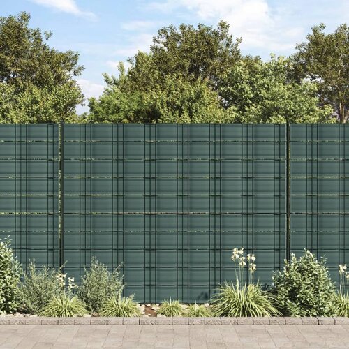 VidaXL Vrtni zasloni za privatnost 10 kom zeleni 252 5x19 cm PVC Slike