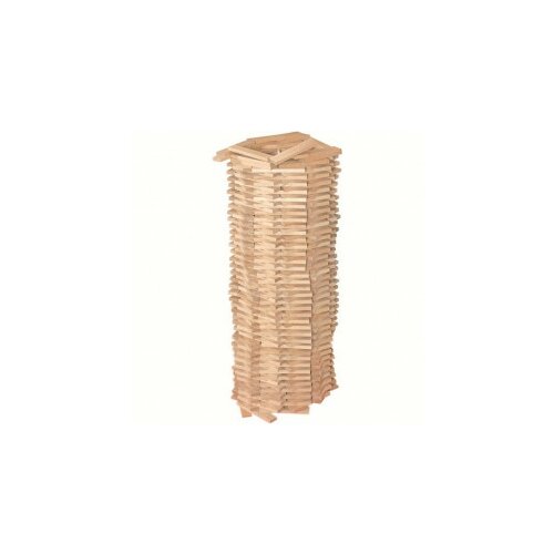 Woody drveni blokovi - prirodni- karla, 200 komada 90654 Slike
