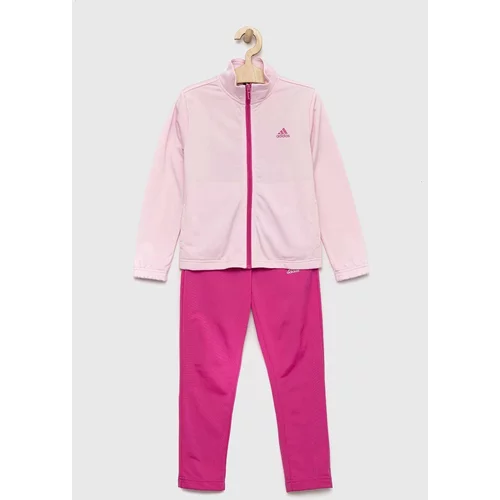 Adidas Dječja trenirka G BL boja: ružičasta
