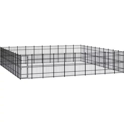  vanjski kavez za pse čelični 92,16 m²