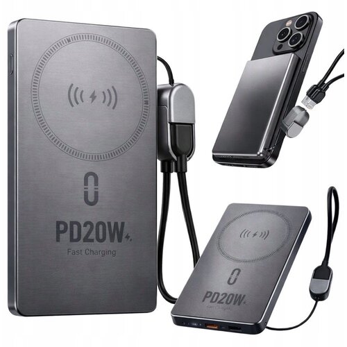  10000mAh prenosna baterija z Lightning in USB brezžični powerbank 20W Cene