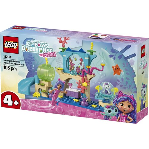 Lego Gabby&amp;#039;s Dollhouse 11204 Pustolov&amp;scaron;čina v akvariju z morsko deklico Gabi Slike