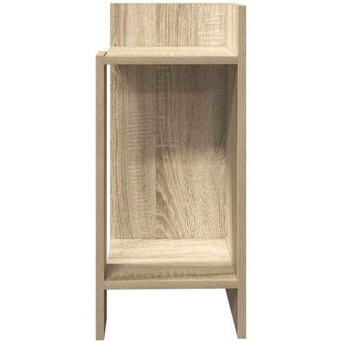 VidaXL Pomoćni stolići 2 kom s policom boja hrasta sonome 25,5x27x60cm Slike