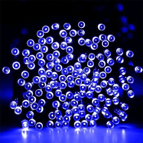  led solarne lampice 10m 100 sijalica &amp;ndash; plava Slike