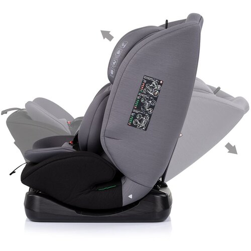 Chipolino autosjedalica i-SIZE 40&amp;ndash;150 cm MONDIAL Charcoal Slike