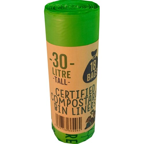 Eco Green Living Kompostabilne vreče za odpadke - 30 L - 18 k. Slike