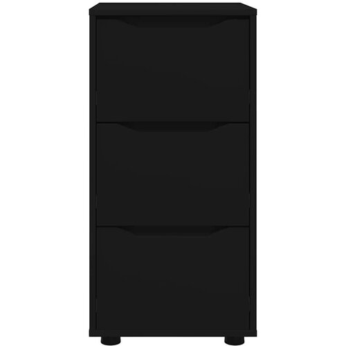  za pohranu Crna 40 x 48 x 81 cm Konstruirano drvo Slike