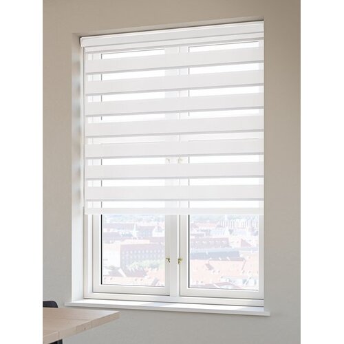  Roletna Duo 45x180 sa naborima bela Slike
