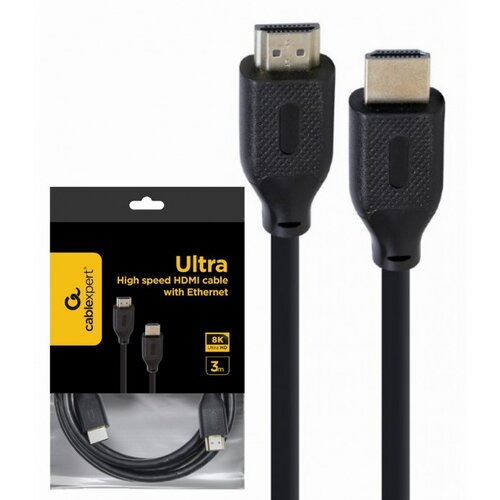 Gembird HDMI kabel 8K pozlačeni kontakti - 3M Slike