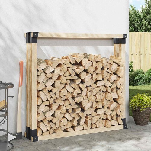  Pomoć za slaganje drva 4 pcs Antracit 34 x 10 x 15 cm Čelik Slike