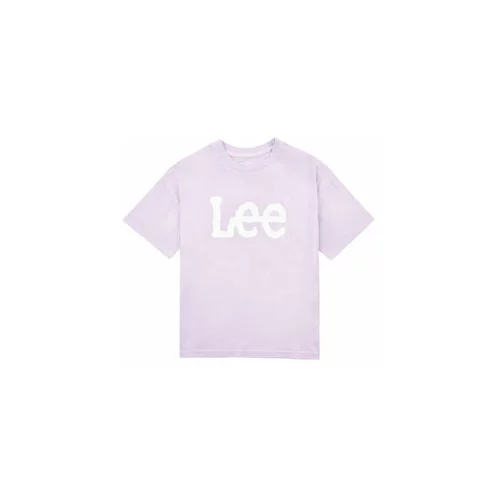 Lee Majica Overdye LEG5080 Vijolična Regular Fit